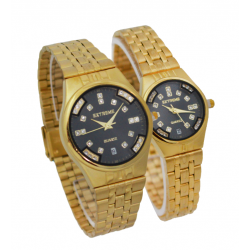 Extreme Stainless Steel Water Proof Pair Watch, 3020G